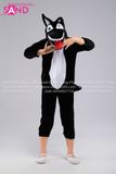KHT0101 Trang Phục Thú Hở Mặt Hoá Trang Sói Đen Trẻ Em Số 5