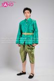 TNT0902 Trang Phục Thái Lan / Campuchia - Nam Xanh Lá