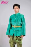 TNT0902 Trang Phục Thái Lan / Campuchia - Nam Xanh Lá