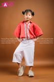 KAM0401 Set Sơ Mi Nhảy Trẻ Em Đỏ