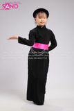 KTA0102 Trang Phục Dân Tộc Trẻ Em - Tày Đen Nữ