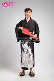 TNN0102 Set Nagagi Nam Đen Hoạ Tiết Hoa Trắng