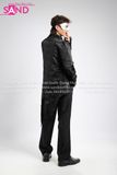 TAV0003 Vest Đuôi Tôm Đen Nhung