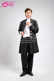 TAV0102 Vest Napoleon Đen Nhung