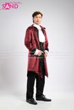 TAV0403 Vest Dracula Halloween Đỏ Gothic
