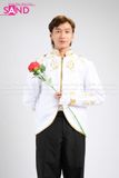 THV0102 Áo Phục Hưng Đen Viền Vàng