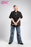 Outfit Phối Sẵn - (Quần Jean (2) phối Gile Sơmi Rời Đen)