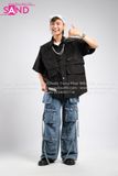 Outfit Phối Sẵn - (Quần Jean (2) phối Gile Sơmi Rời Đen)