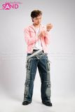 Outfit Phối Sẵn - (Quần Jean (4) phối Áo Khoác Hồng Jean)