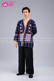 Trang Phục Dân Tộc H'Mông Thổ Cẩm Tím - Nam