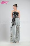 Outfit Phối Sẵn - (Quần Jean phối Áo Ống Da Đen)