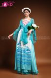 TYD0804 Tứ Thân Liền Xanh Hoa Sen