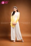 TBT0305 Áo Bà Ba Vàng Loang Nữ