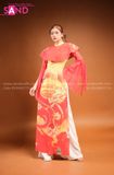 TAC0402 Áo Dài Đỏ Cách Tân
