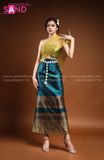 TNT0808 Trang Phục Khơ-Me (Thái Lan) Nữ Xanh Ngọc