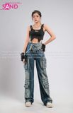 Outfit Phối Sẵn - (Quần Jean phối Bodysuit Khóa Gài Đen)