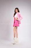 Outfit Phối Sẵn - (Chân Váy Hồng phối Vest Hồng)