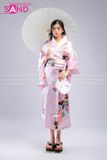 Áo Kimono Hoạ Tiết - Hồng Phấn