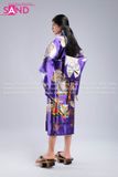 Kimono Hoạ Tiết - Tím