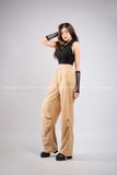 Outfit Phối Sẵn - (Quần Nắp Tui Ngang Be phối Áo Polo Cổ Sơmi)