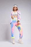 Outfit Phối Sẵn - (Set Quần Áo Khoác Kaki Loang Màu)
