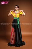 NTH0302 Trang Phục Dân Tộc Thái Vàng Nữ Thiết Kế