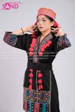 NDA0111 Trang Phục Dân Tộc Dao Nữ Hoạ Tiết Hạc