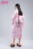 Áo Kimono Hoạ Tiết - Hồng Phấn