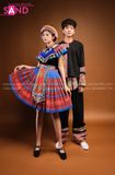 NHM0805 Trang Phục H'Mông Nữ - Xanh Dương