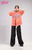 Outfit Phối Sẵn - (Quần Nắp Ngang Đen phối Bóng Chày Nâu)