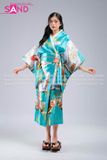 Áo Kimono Hoạ Tiết - Xanh Lá