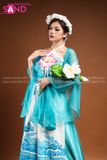 TYD0804 Tứ Thân Liền Xanh Hoa Sen