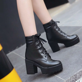 Giày Boot 8 phân - Đen