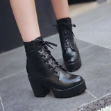 Giày Boot 8 phân - Đen