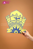 DKK0803 Mũ Âu Lạc - Xanh