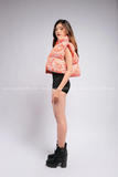 Outfit Phối Sẵn - (Quần Body Xếch Mông phối Khoác Gile Cam Họa Tiết)
