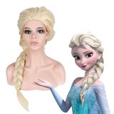 DPT0306 Tóc Giả Hóa Trang Công Chúa Elsa