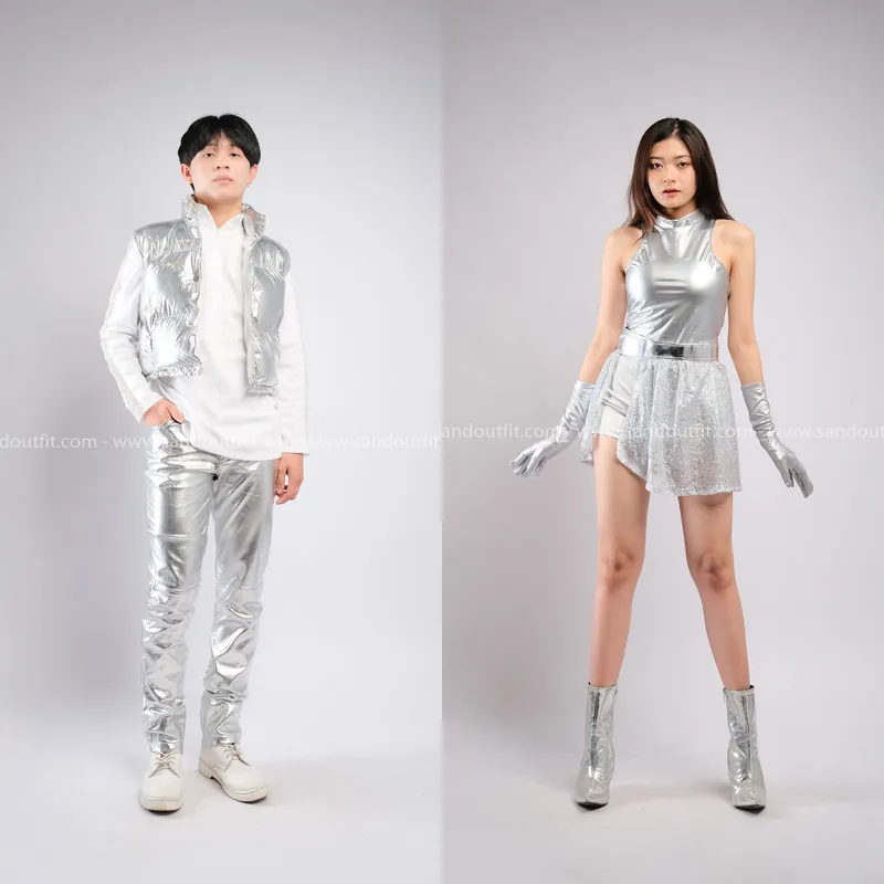  Outfit Cặp - (Set Bạc Bóng) 