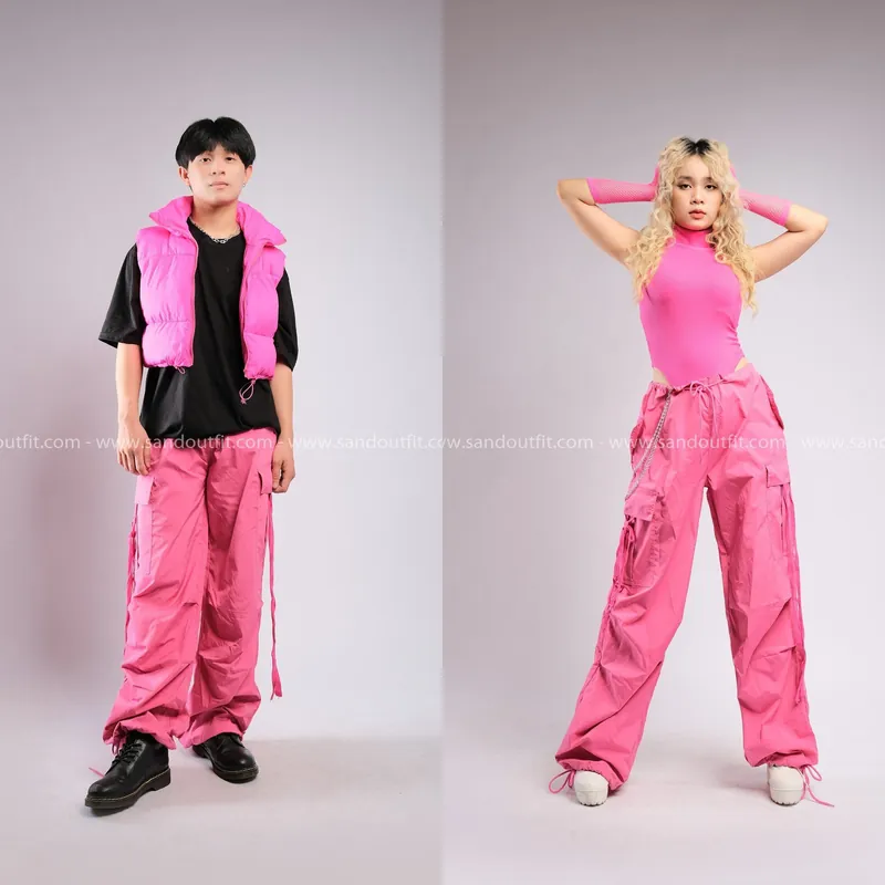 Outfit Cặp - (Set Hồng Đen)
