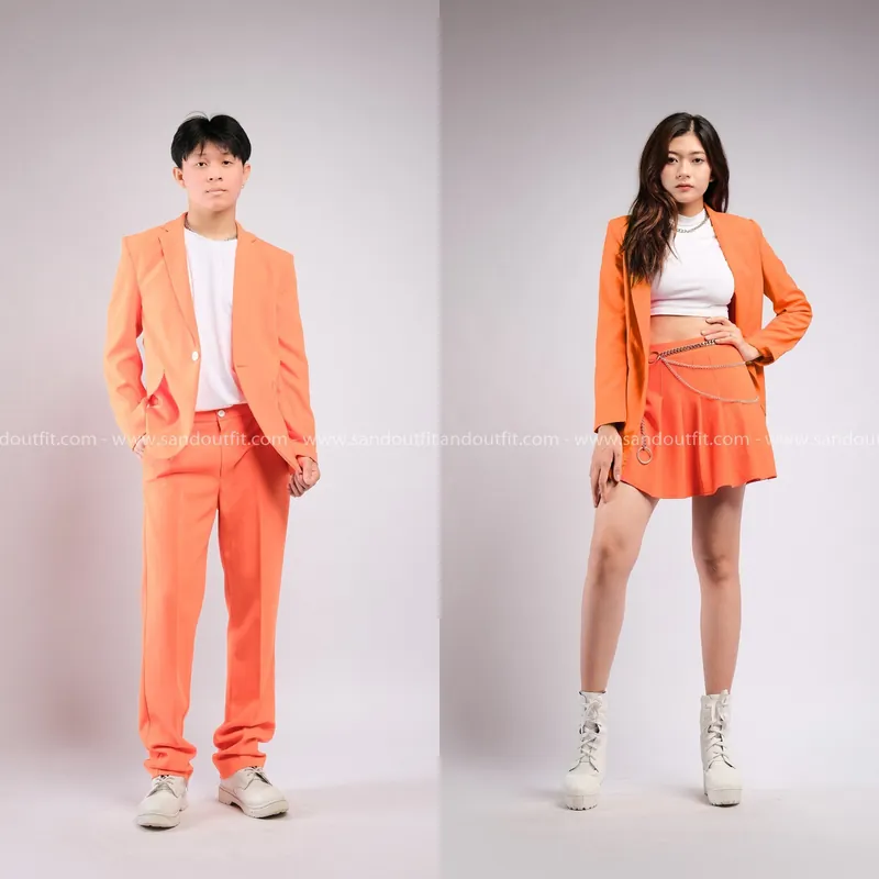 Outfit Cặp - (Set Vest Cam Quần Tây)