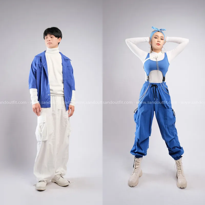 Outfit Cặp - (Set Xanh Dương Trắng)
