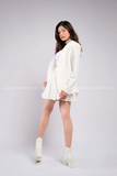Outfit Phối Sẵn (Chân VáyTrắng phối Áo Vest Trắng)