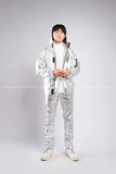 Outfit Phối Sẵn - (Quần Bạc phối Áo Khoác Hoodie Ánh Kim Bạc)