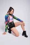 Outfit Phối Sẵn - (Quần Cạp Cao Phối Cutout Loang)