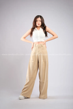 Outfit Phối Sẵn - (Quần Dài Suông Ống Loe phối Áo Polo Cổ Sơmi)