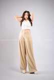 Outfit Phối Sẵn - (Quần Dài Suông Ống Loe phối Áo Polo Cổ Sơmi)