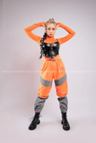 Outfit Phối Sẵn - (Quần Jogger Cam phố Bodysuit Cam)