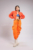 Outfit Phối Sẵn - (Quần Jogger Cam phối Áo Khoác Cam)