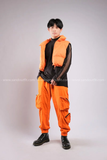 Outfit Phối Sẵn - (Quần Jogger Cam phối Phao Gile Cam)