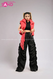 Outfit Phối Sẵn - (Quần Jogger Dù Ống Rộng phối Phao Gile Đỏ)